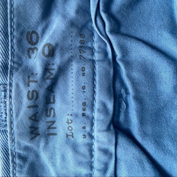 𝅺j.crew Stanton Blue  Shorts 9 Inch Inseam Size 36 - Picture 4 of 7